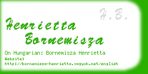 henrietta bornemisza business card
